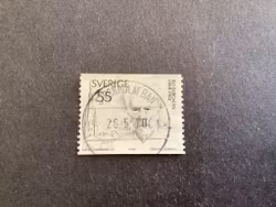 BO BERGMAN 1969 facit nr 673 A praktstämplat STOCKHOLM BAN