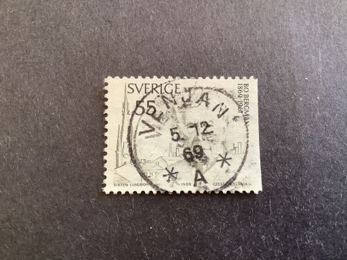 BO BERGMAN 1969 facit nr 673 B2 PRAKTST VENJAN