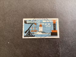 SVENSKT FYRVÄSENDE facit nr 680 lyxstämplat STOCKHOLM BAN