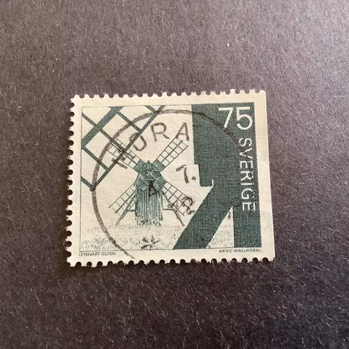 ÖLÄNDSKA VÄDERKVARNAR facit nr 730 B2 PRAKTST. MORA