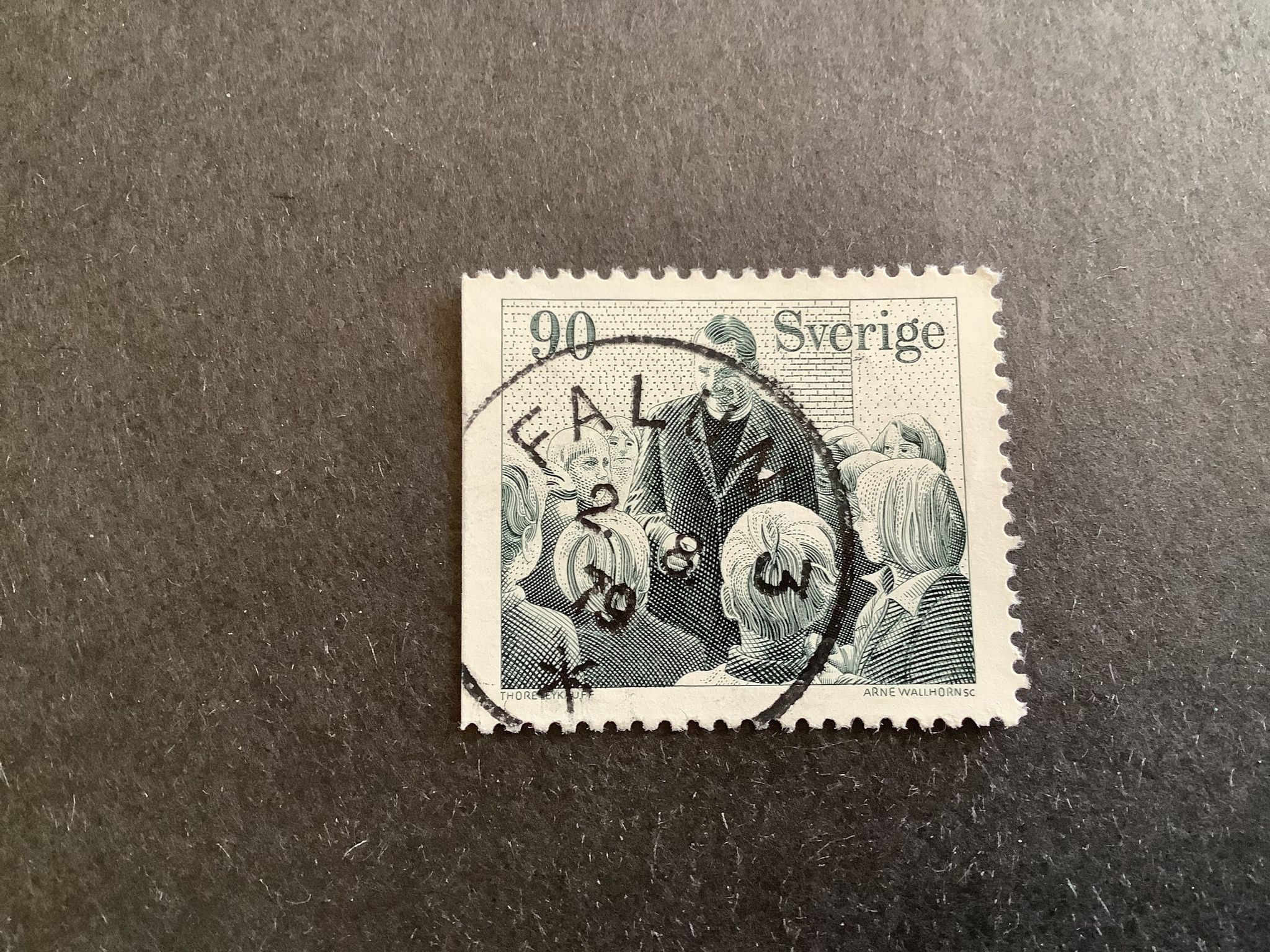 KRISTNA SAMFUND facit nr 1034 B1 PRAKTSTÄMPLAT FALUN 3