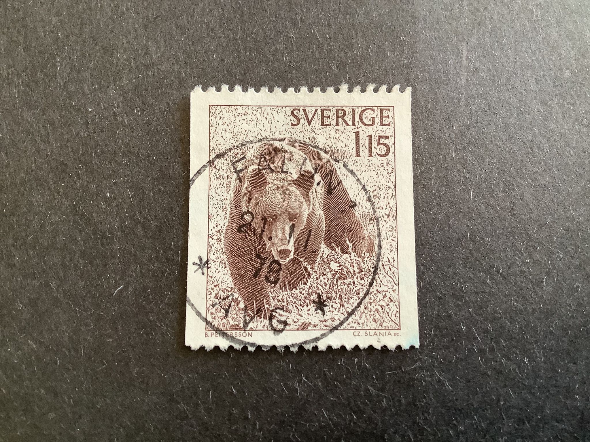 BJÖRN facit nr 1038 praktstämplat FALUN 1