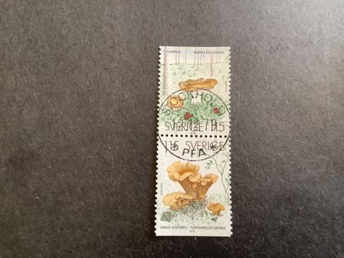 SVAMPAR 1978 facit nr 1059 SX lyxstämplat par STOCKHOLM