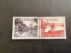 GÖTA KANAL facit nr 1085 SX lyxstämplat par STOCKHOLM