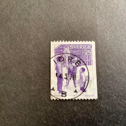 JULFÖRBEREDELSER facit nr 1021 PRAKTSTÄMPLAT IDRE