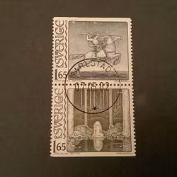 JOHN BAUER facit nr 1197 SX LYXST PAR KARLSTAD 1