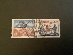 SJÖMÄTNING 1993 facit nr 1811 SX2 LYXST PAR LYRESTAD