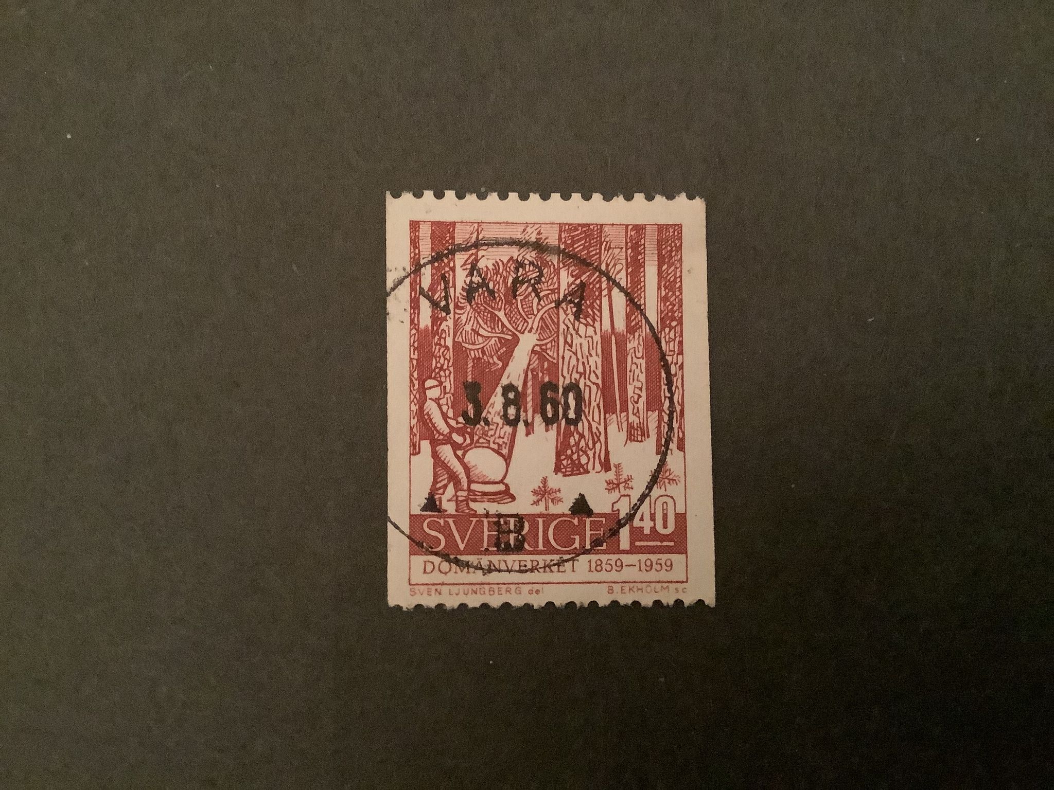 DOMÄNVERKET facit nr 506 PRAKTSTÄMPLAT VARA