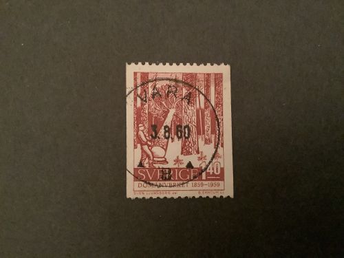 DOMÄNVERKET facit nr 506 PRAKTSTÄMPLAT VARA