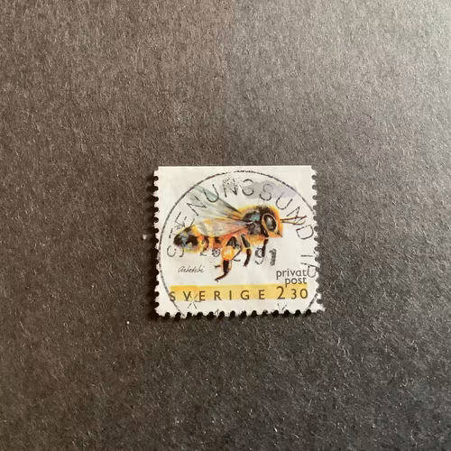 RABATTMÄRKEN BIODLING facit nr 1628 LYXST STENUNGSUND