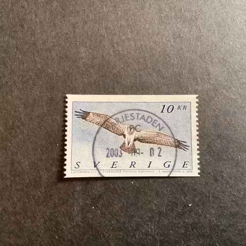 FISKJUSE 2002 facit nr 2291 LYXST FÄRJESTADEN
