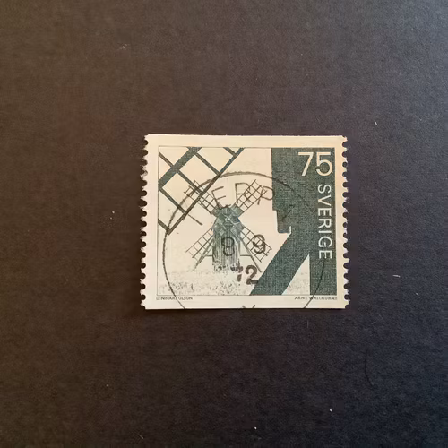 ÖLÄNDSK VÄDERKVARN facit nr 730 A PRAKTST TIERP 1