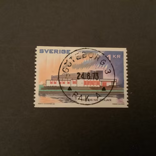 NIRDEN III facit nr 826 LYXST GÖTEBORG 3