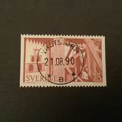 BYGGNADSVÅRDSÅRET 1975 facit nr 928 LYXST VRETSTORP