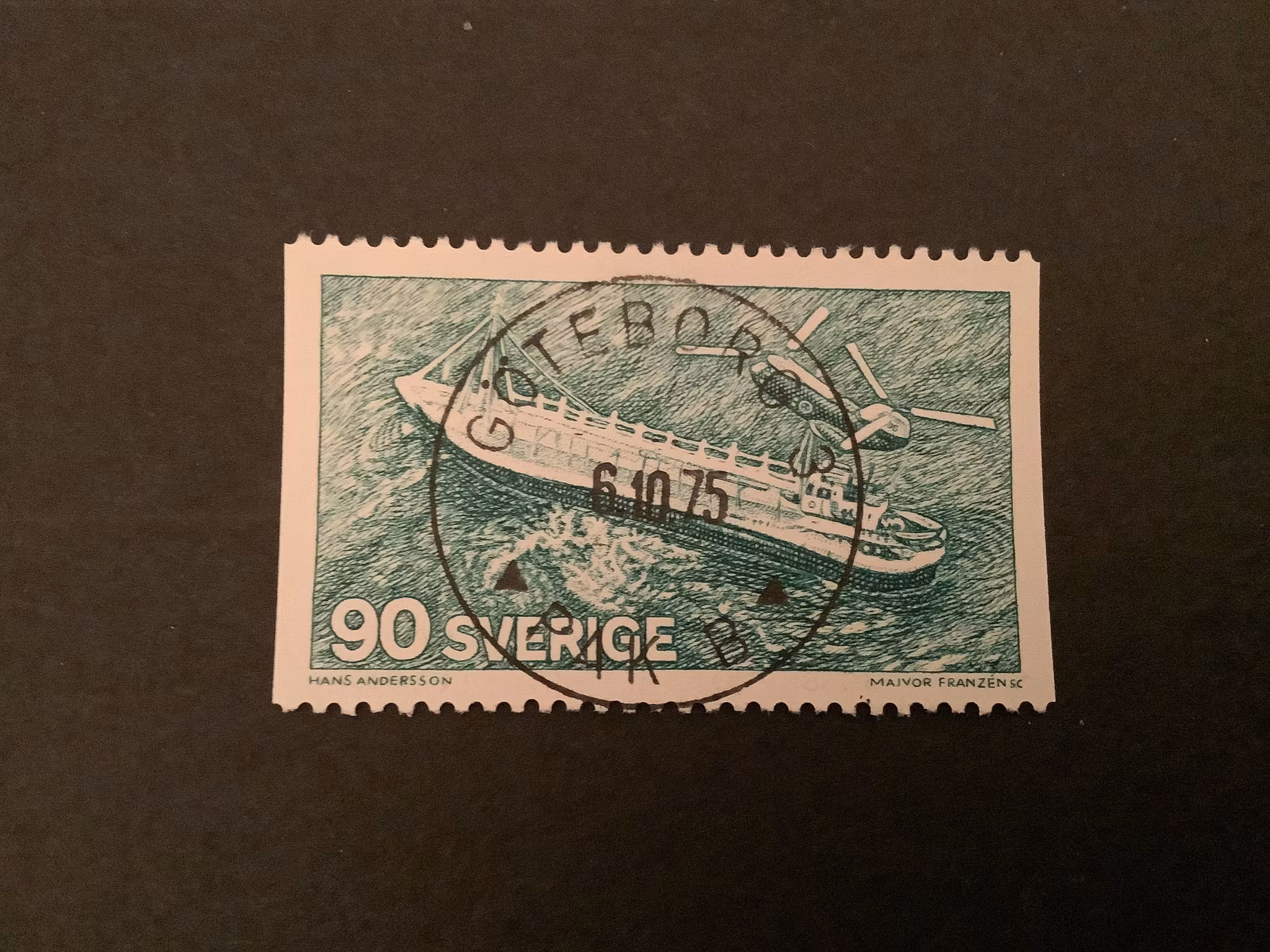 VAKA VÄRNA HJÄLPA facit nr 934 LYXST GÖTEBORG 3