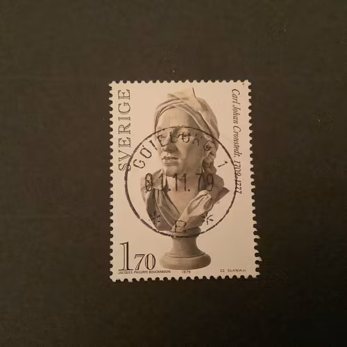 SVENSK ROKOKO 1979 facit nr 1098 LYXST GÖTEBORG 1