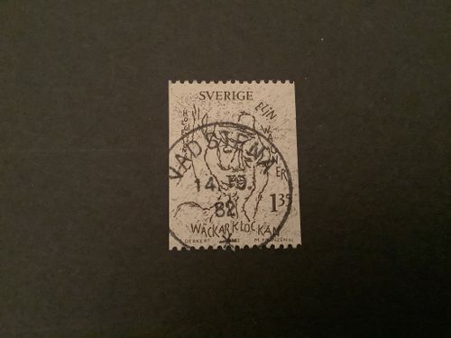 ELIN WÄGNER facit nr 1210 LYXST VADSTENA