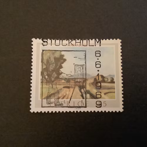 Ivan Aguéli facit nr 660 lyxstämplat Stockholm