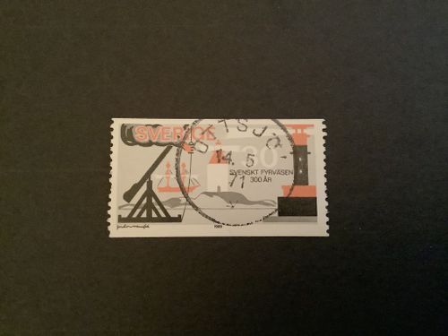 FYRVÄSENDE 300 ÅR 1969 facit nr 679 LYXST OTTSJÖ(N)