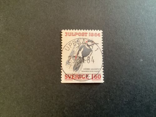 JULPOST 1984 facit nr 1326 lyxstämplat UPPSALA 1