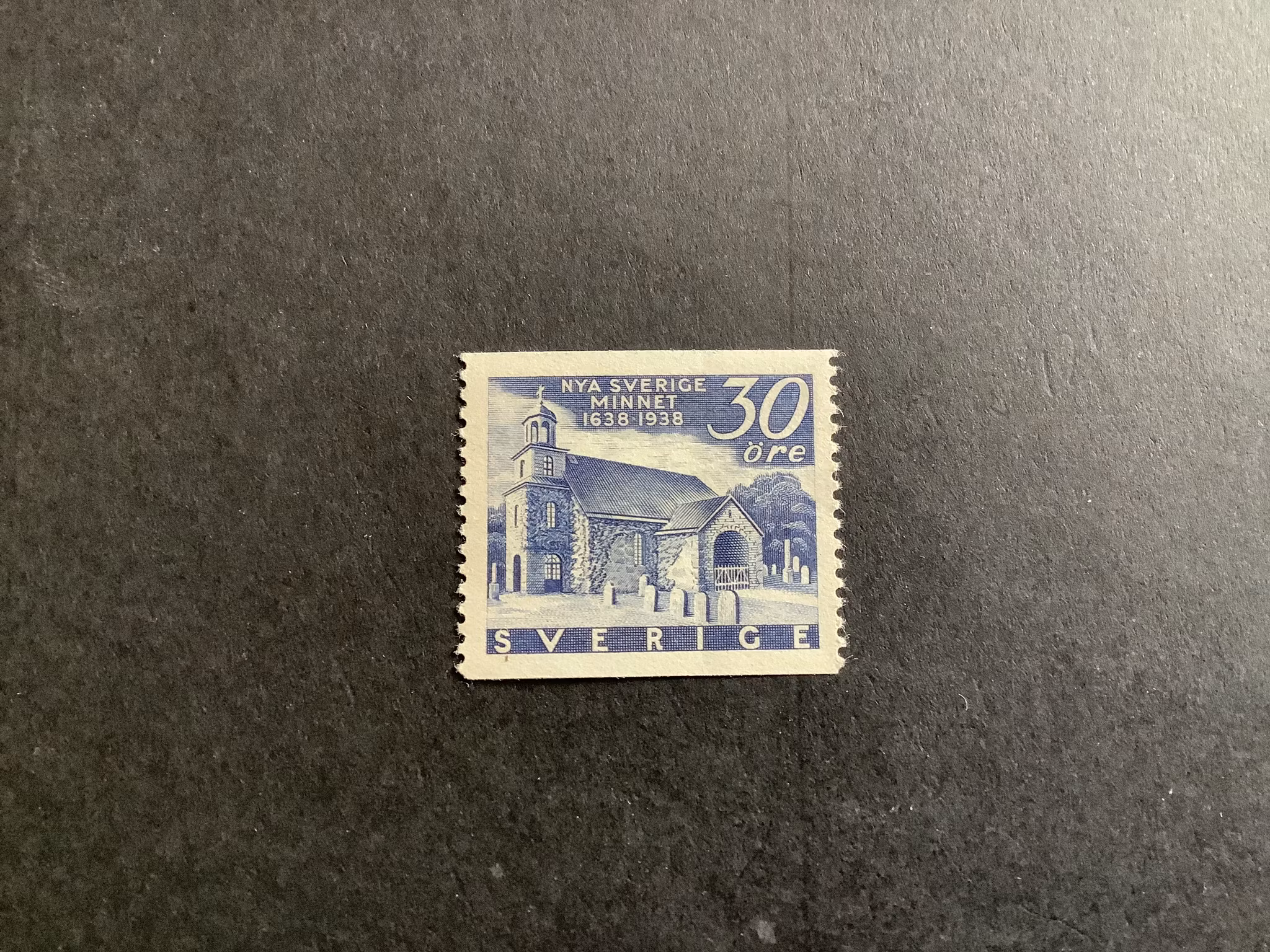 NYA SVERIGEMINNET DELAWARE POSTFRISKT MÄRKE facit nr 264