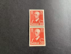 GUSTAF V 85 ÅR facit nr 344 BB POSTFRISKT PAR