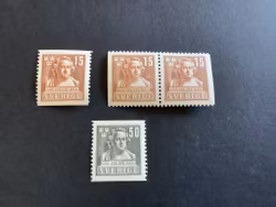 SERGEL facit nr 326-327 POSTFRISK SERIE