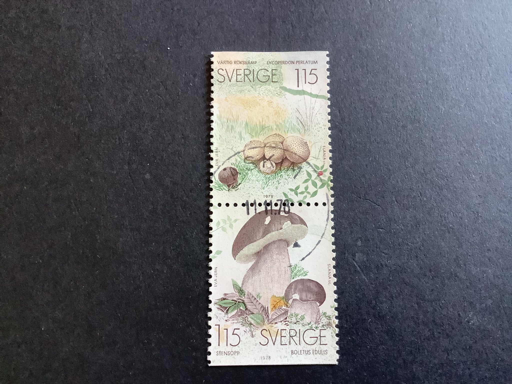 SVAMPAR 1978 facit nr 1060 SX LYXST PAR ASKIM