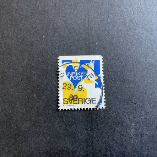 RABATTMÄRKEN II facit nr 1122 LYXST SKENE