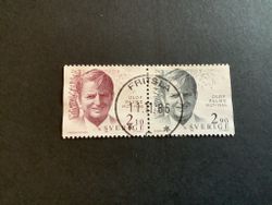 OLOF PALME facit nr 1402 SX LYXST PAR FRITSLA