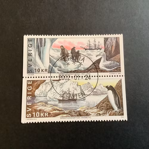 SYDPOLSEXPEDITIONEN facit nr 2290 SX1 lyxstämplat PAR KIRUNA
