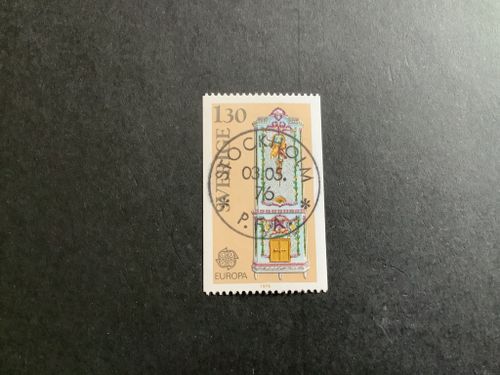 Europa V 1976 facit nr 961 lyxstämplat Stockholm