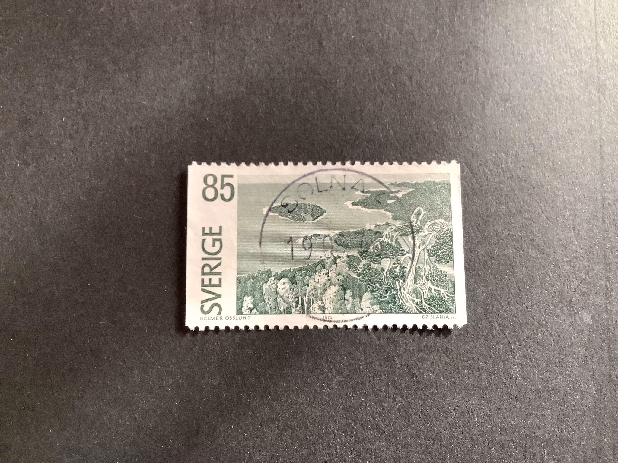 Ångermanland facit nr 962 lyxstämplat SOLNA 4