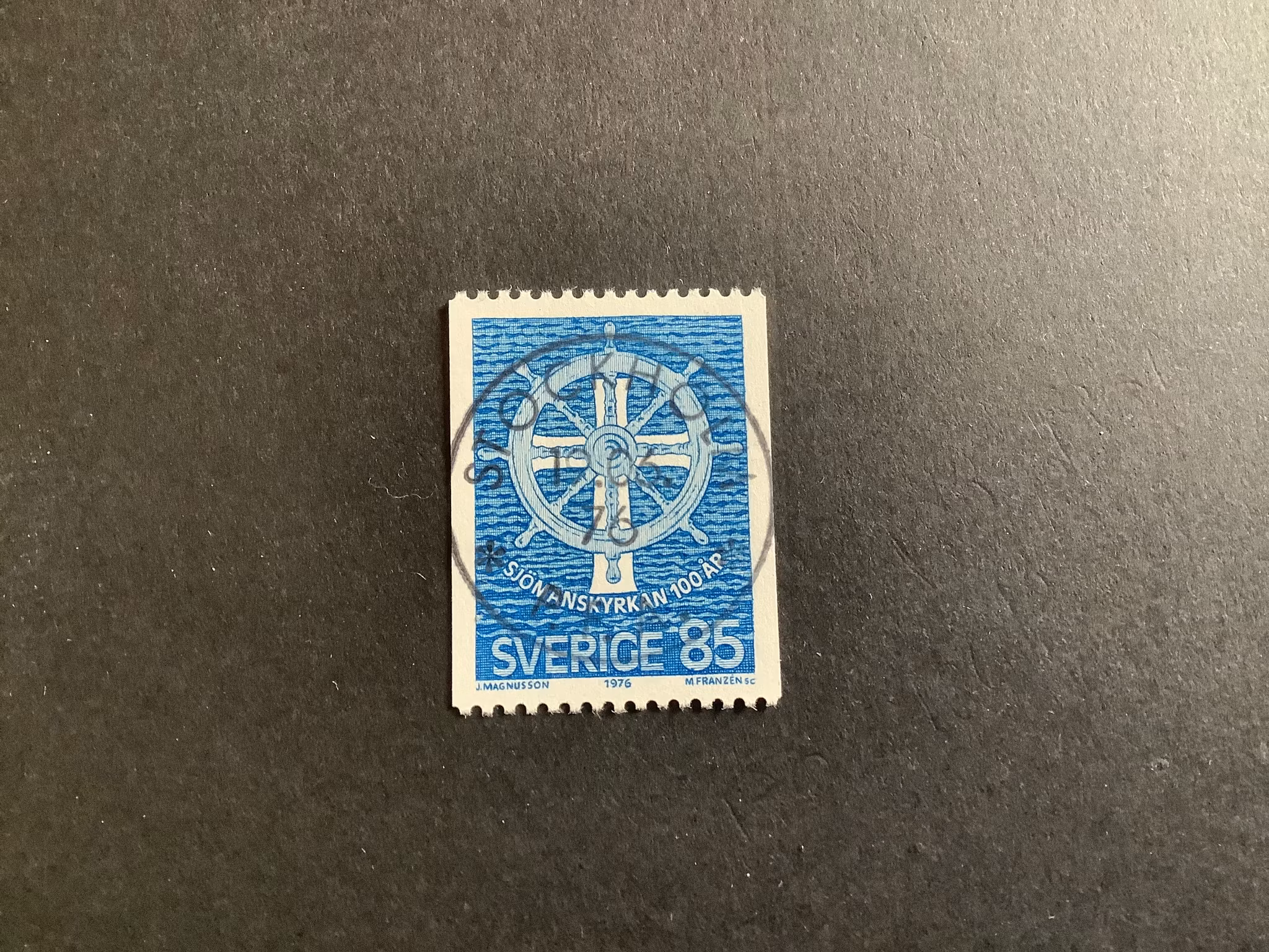 Sjömanskyrkan 100 År facit nr 967 lyxstämplat Stockholm