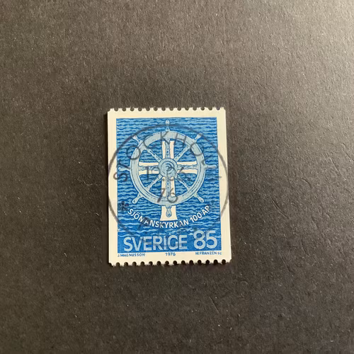 Sjömanskyrkan 100 År facit nr 967 lyxstämplat Stockholm
