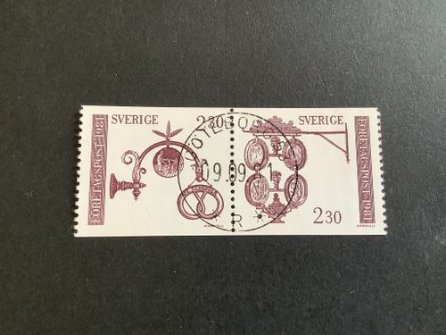 Företagspost facit nr 1184 SX1 lyxstämplat par Göteborg 53