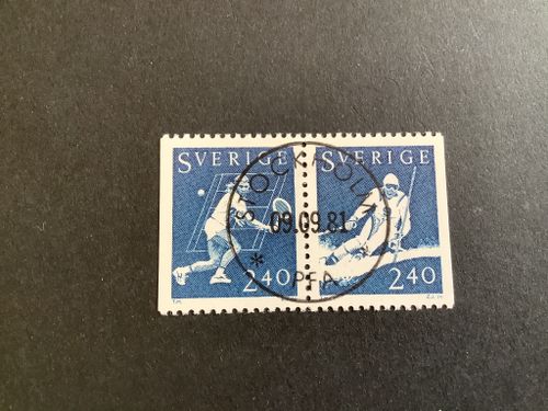 Sverige i världen facit nr 1182 SX lyxstämplat par Stockholm