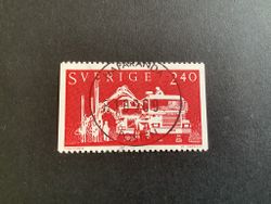 Sverige i världen facit nr 1178 lyxstämplat märke Haparanda