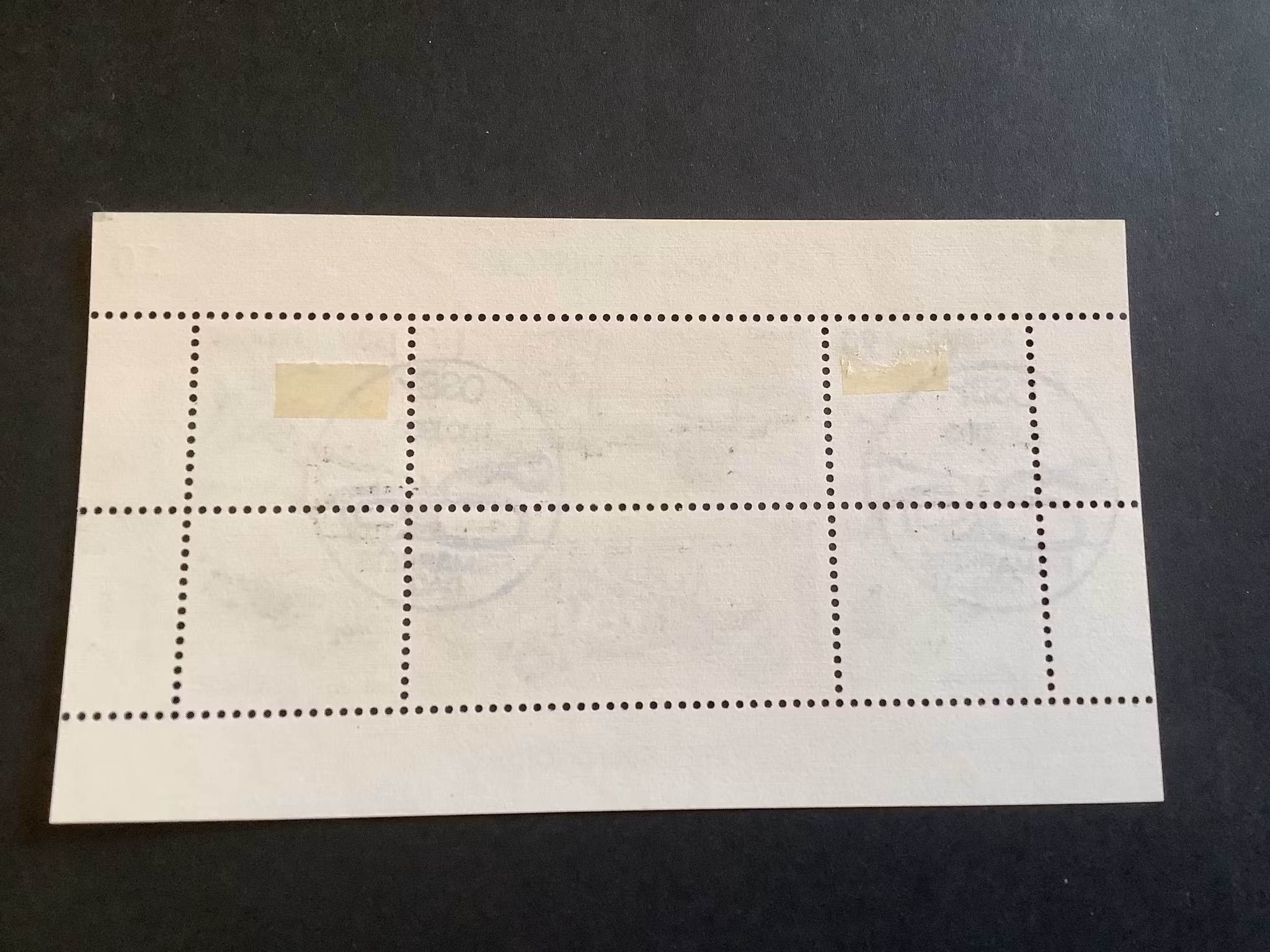 Svensk bilhistoria facit nr 1135-1140 lyxstämplat block OSBY