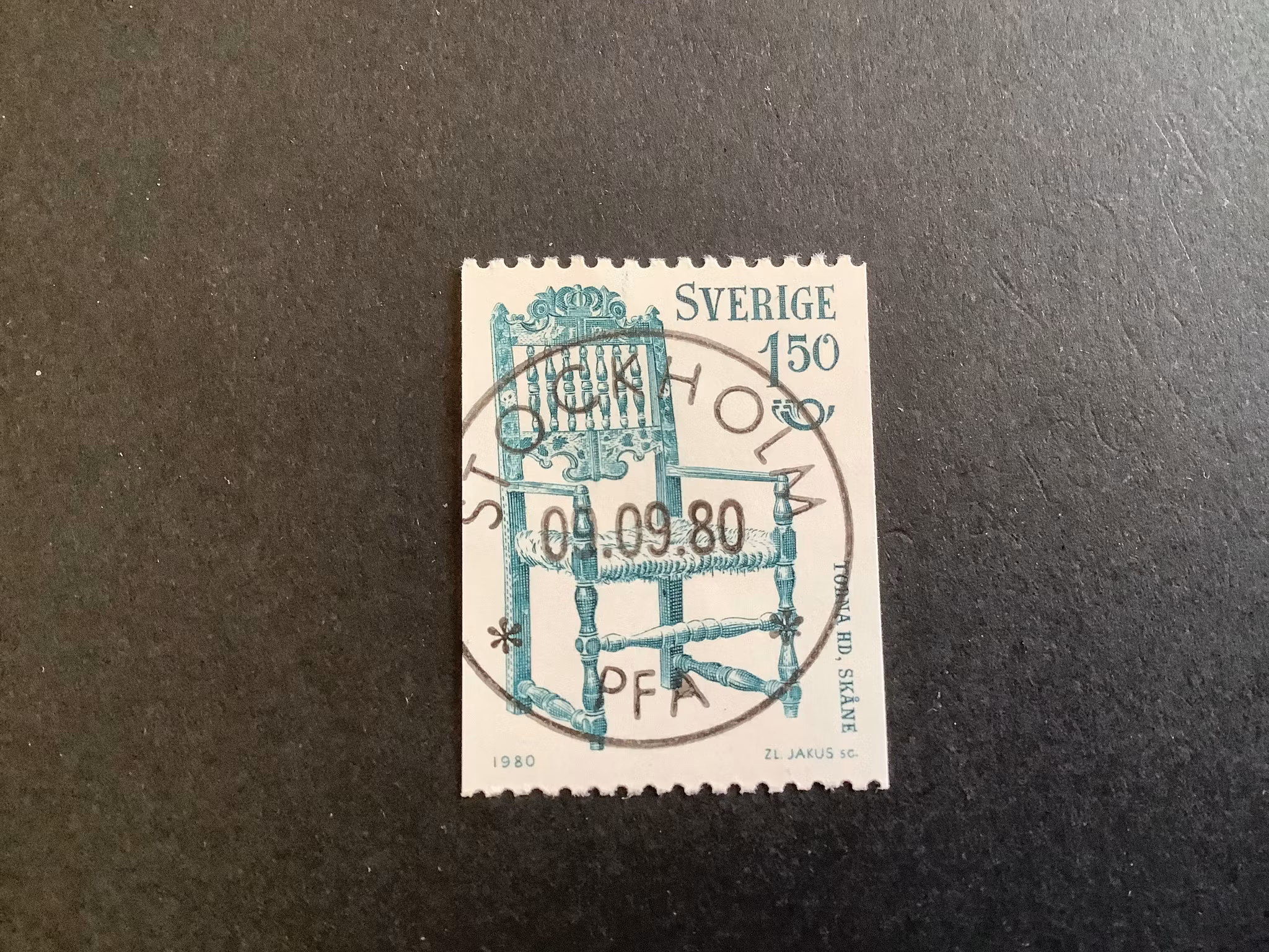 Norden V facit nr 1132 lyxstämplat Stockholm