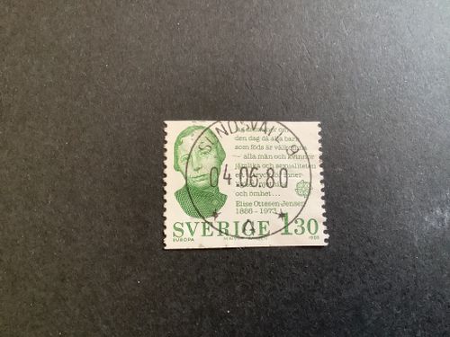 Europa IX facit nr 1123 lyxstämplat Sundsvall 9