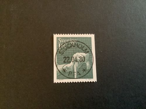 Ta hand om facit nr 1121 lyxstämplat STOCKHOLM