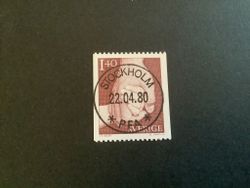 Ta hand om facit nr 1120 lyxstämplat STOCKHOLM