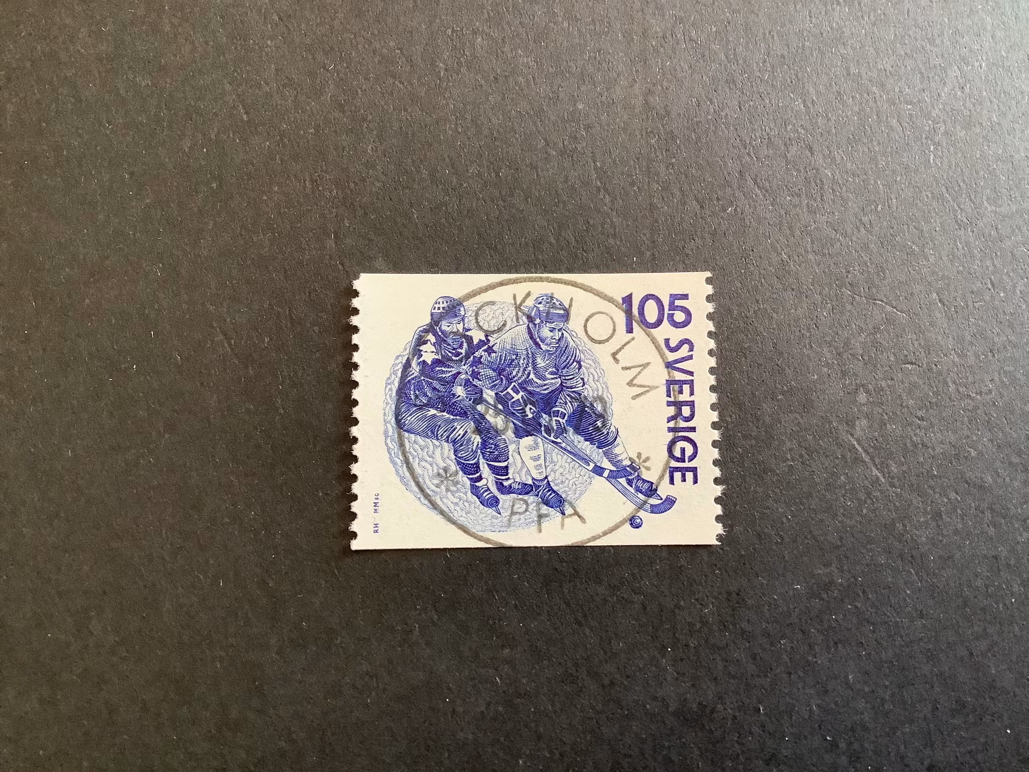 Bandy 1979 facit nr 1070 lyxstämplat Stockholm