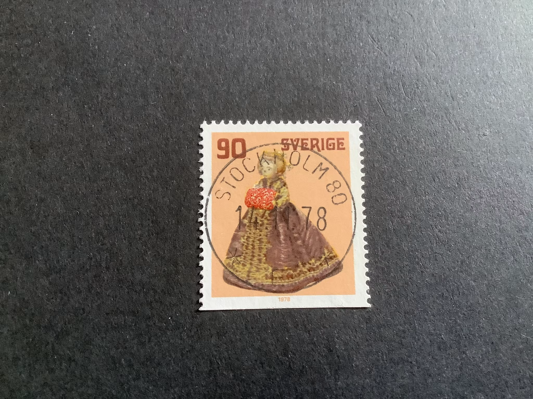Gamla leksaker 1978 facit nr 1064 lyxstämplat Stockholm 80