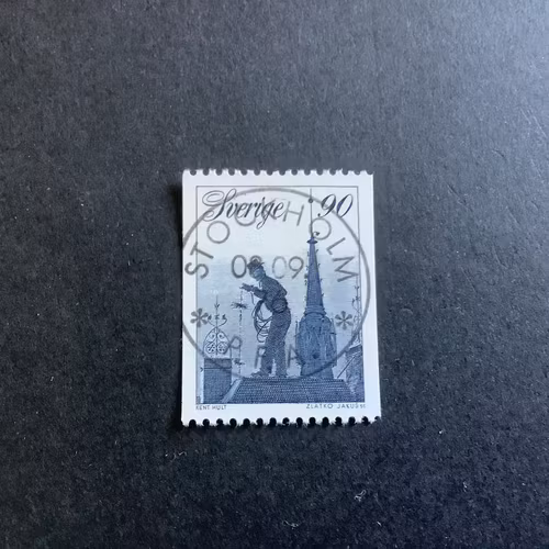 Sotare facit nr 974 lyxstämplat Stockholm