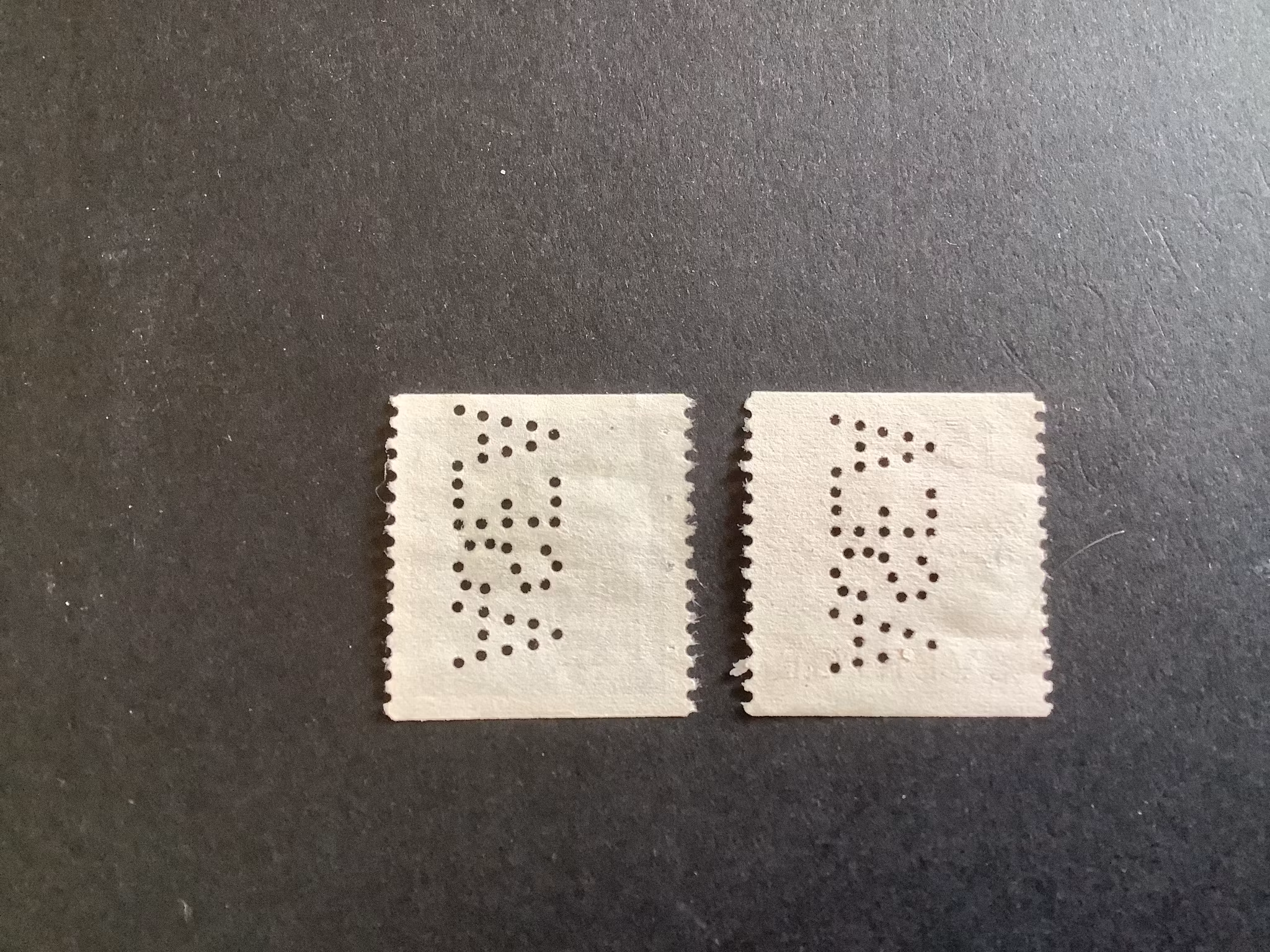 2 st skyddsperforerade märken ASEA