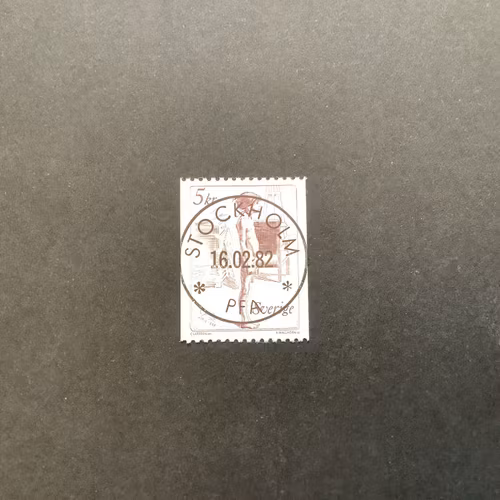 Graziella facit nr 1203 lyxstämplat Stockholm