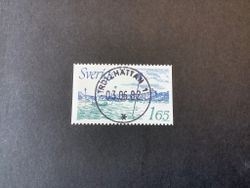 Nya Sjömärken facit nr 1213 lyxstämplat TROLLHÄTTAN 1