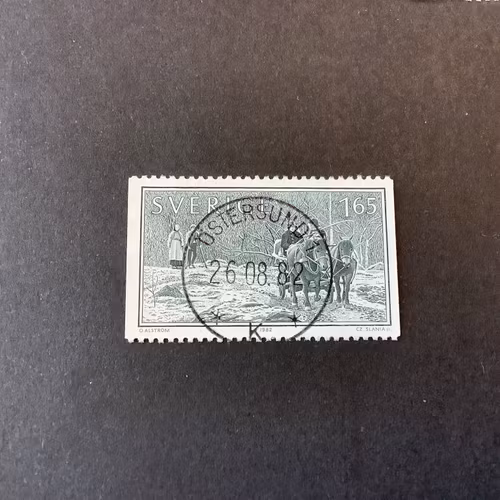 Leva tillsammans facit nr 1218 lyxstämplat ÖSTERSUND 1